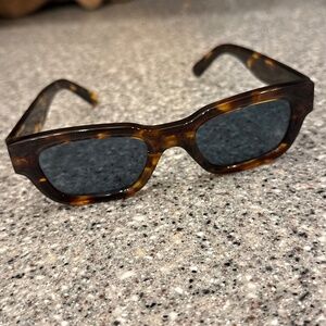 pre-worn Akila sunglasses "Jed" style tortoise shell Havana Teal